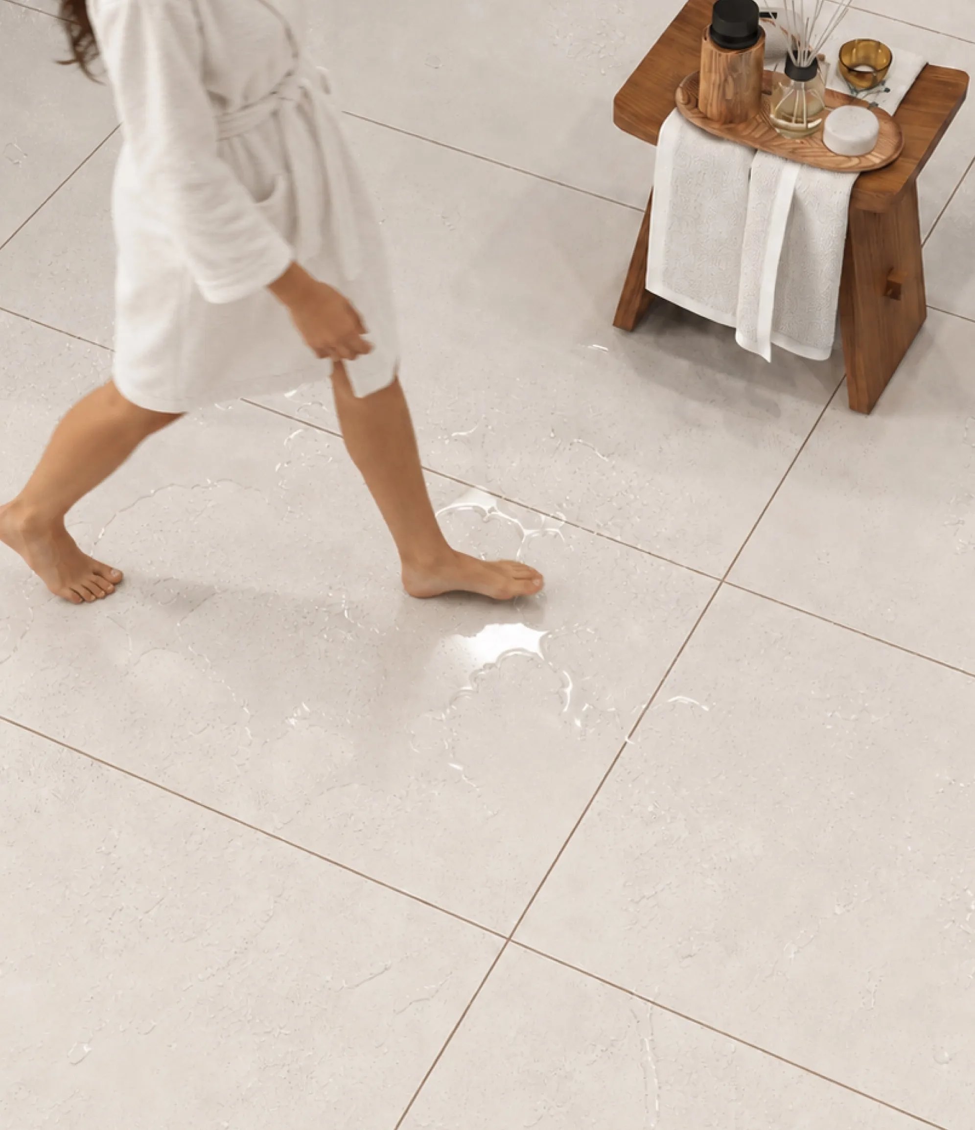 A Letoza floor in a busy space