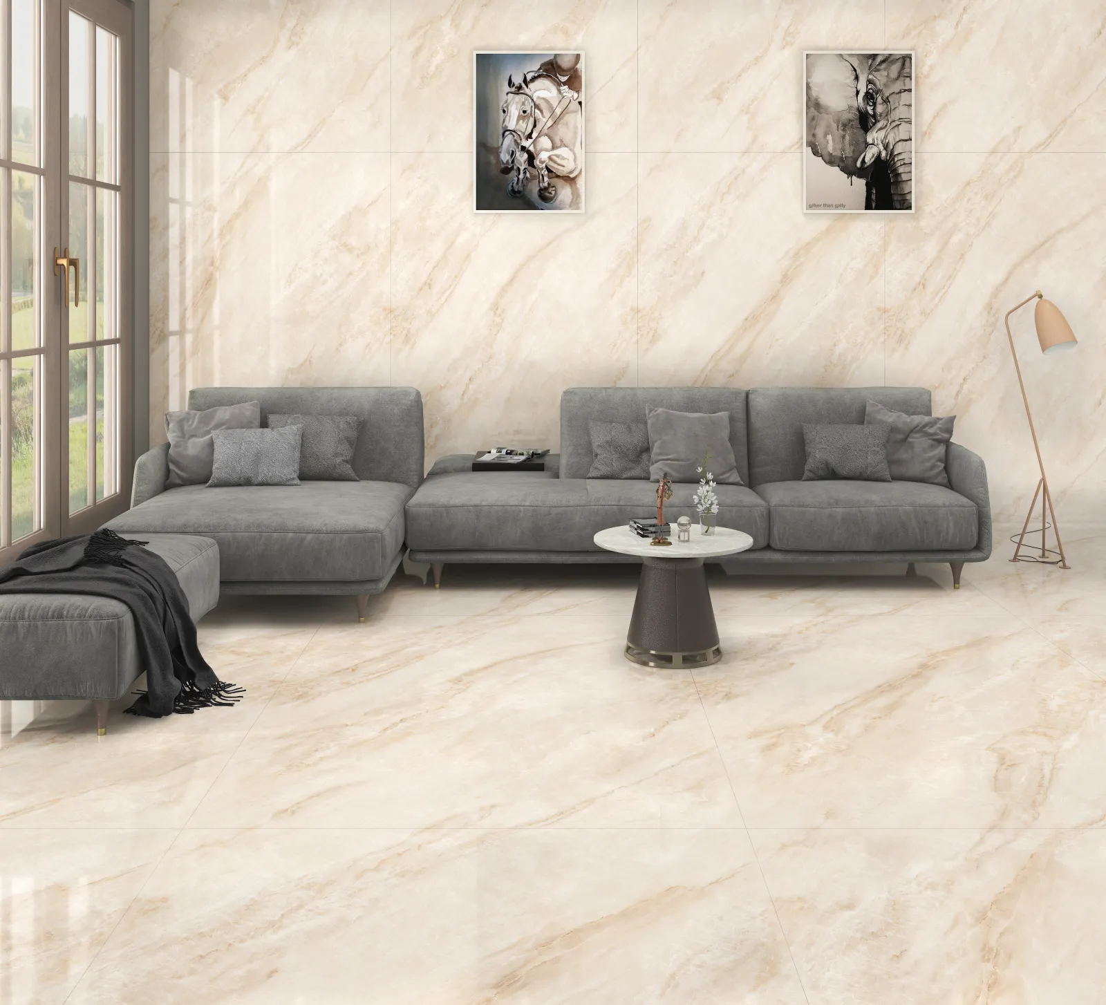 Etarnal Beige — in a space