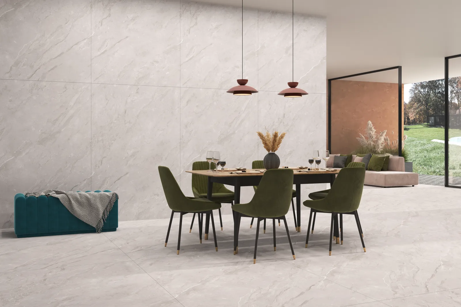 Cinerea River Grey — in a space
