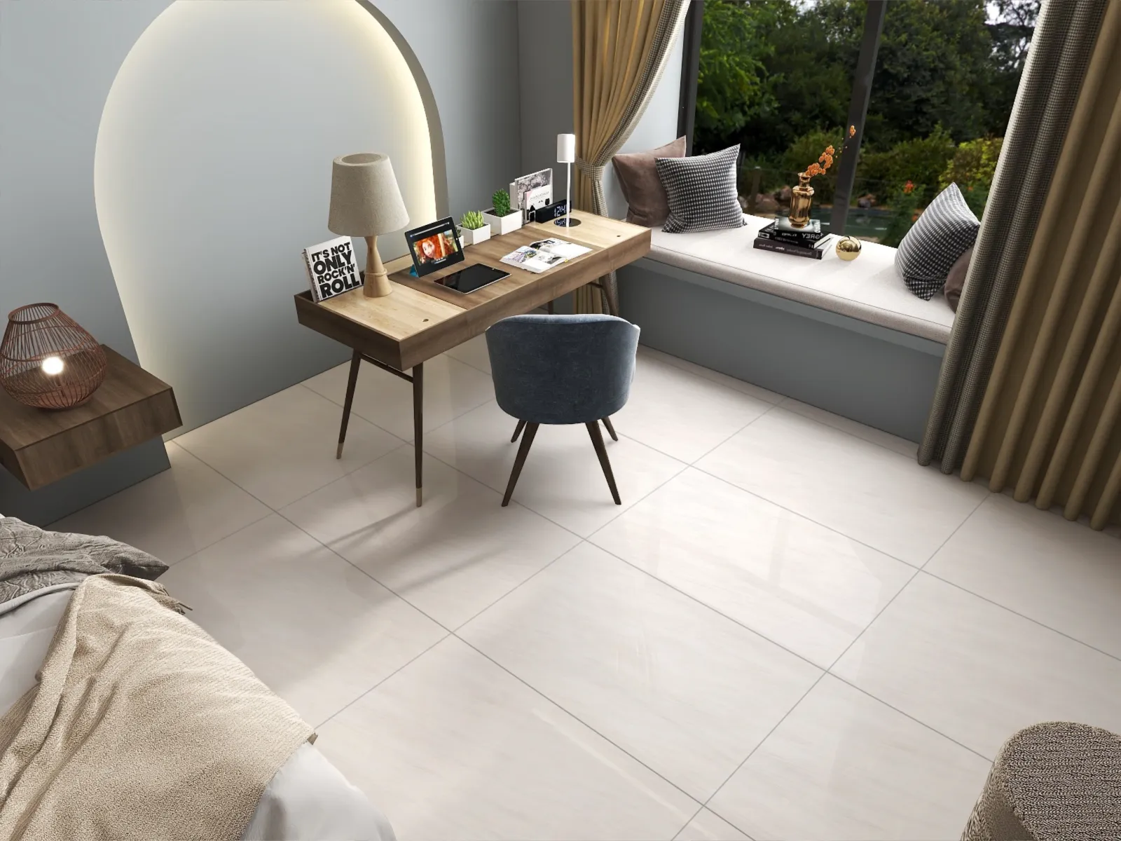 Delight Bianco — in a space