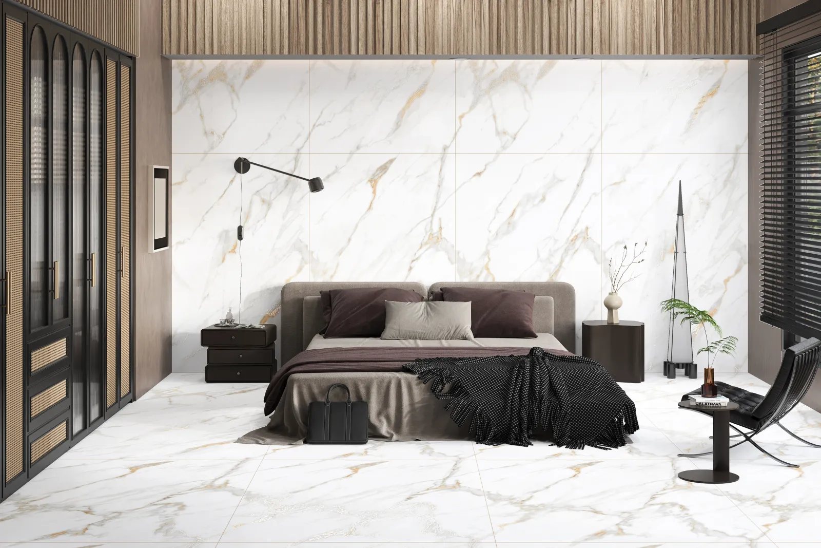 Statuario Noble — in a space