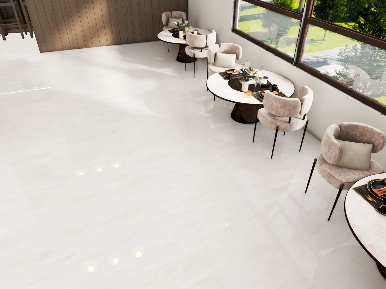 Delight Bianco — in a space