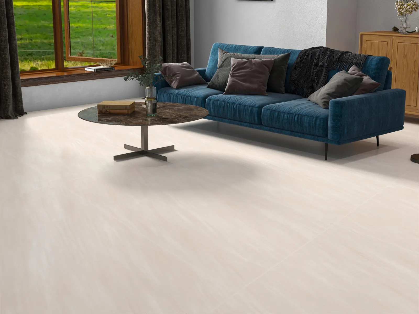 Delight Beige — in a space