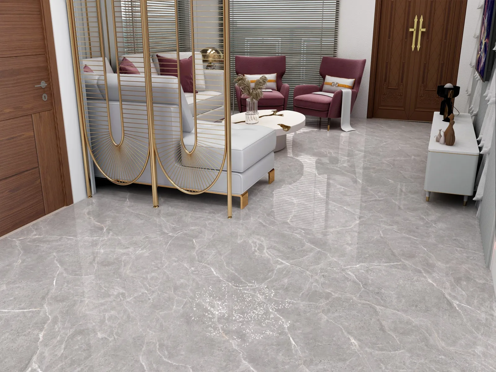 Smoky Grey — in a space