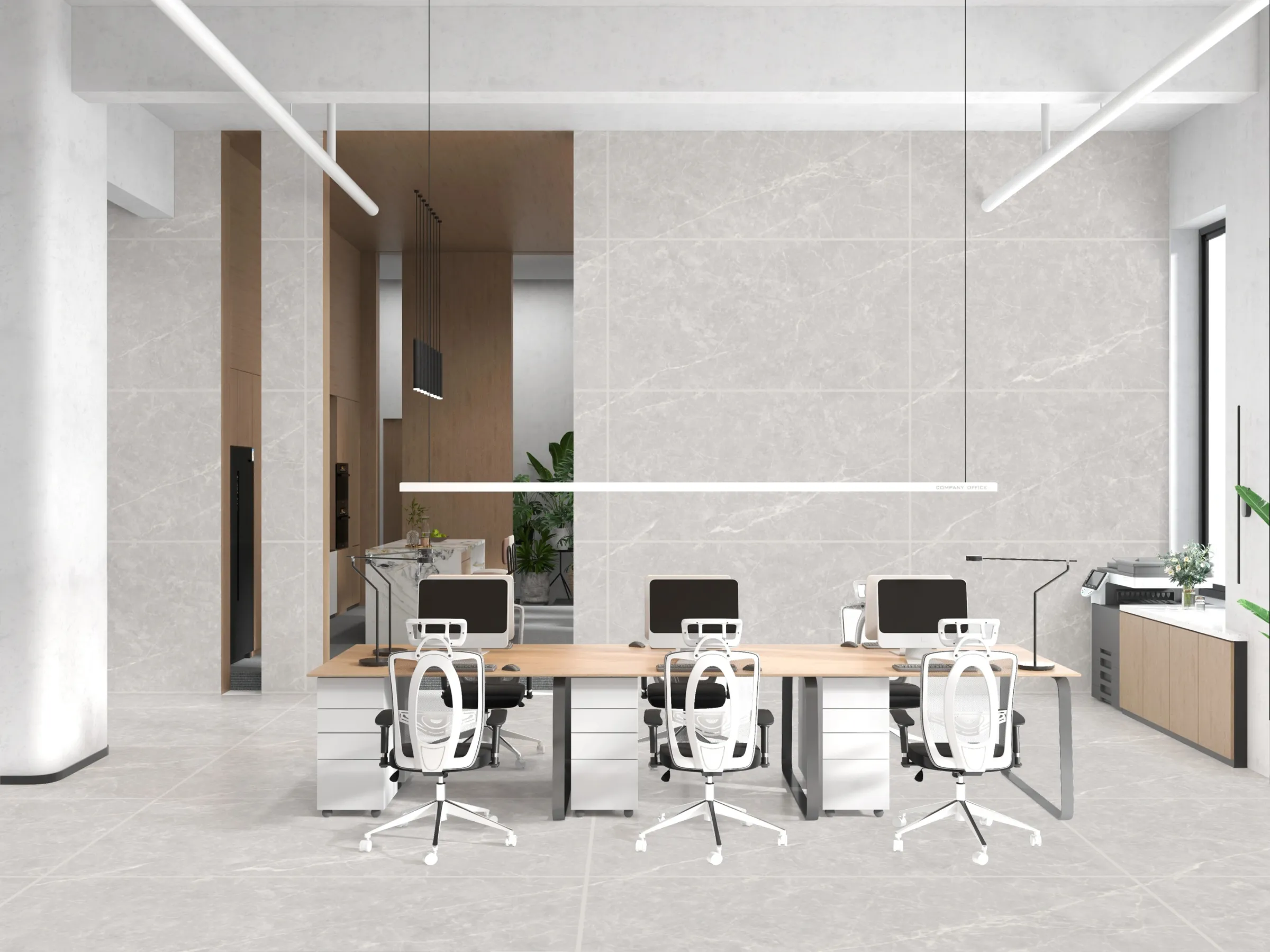 Bayona Grey tiles in a room setting