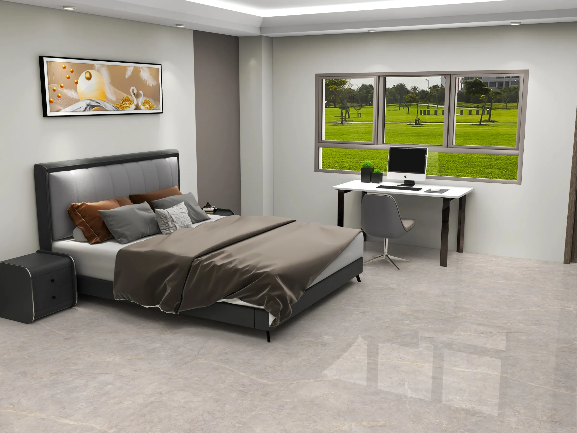 Belita Natural tiles in a room setting