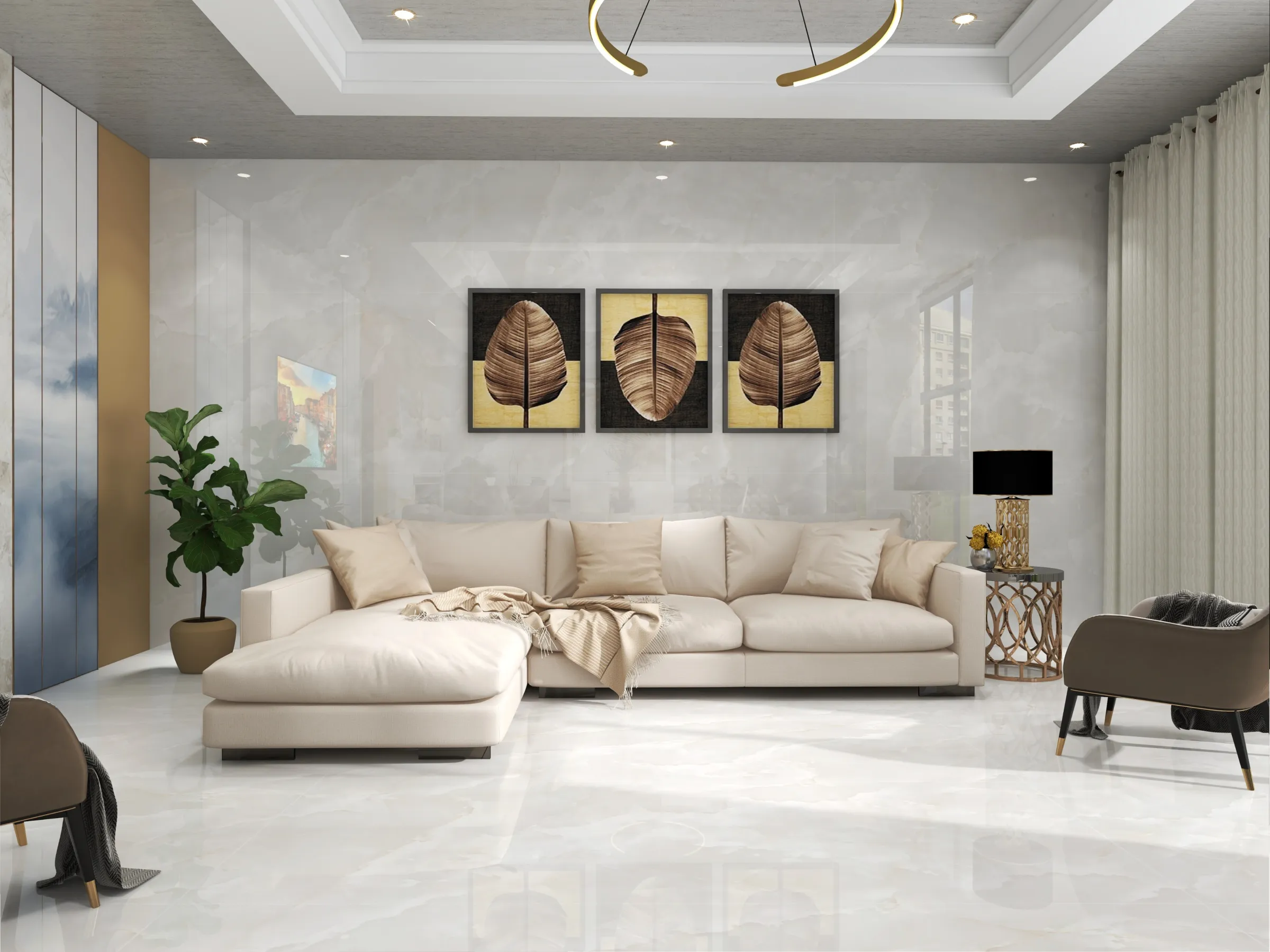 Iconic White tiles in a room setting